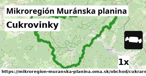 Cukrovinky, Mikroregión Muránska planina