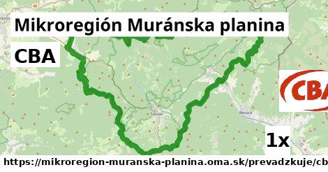 CBA, Mikroregión Muránska planina