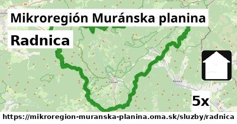 Radnica, Mikroregión Muránska planina