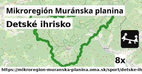 Detské ihrisko, Mikroregión Muránska planina