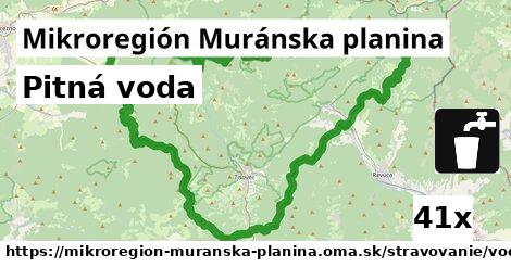 Pitná voda, Mikroregión Muránska planina