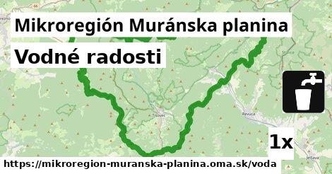 vodné radosti v Mikroregión Muránska planina