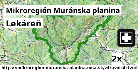 Lekáreň, Mikroregión Muránska planina