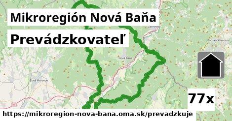 prevádzkovateľ v Mikroregión Nová Baňa