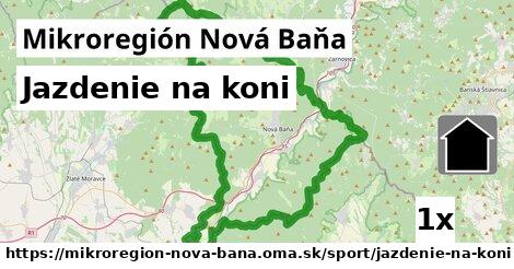 Jazdenie na koni, Mikroregión Nová Baňa