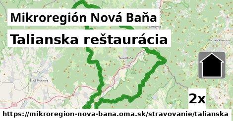 Talianska reštaurácia, Mikroregión Nová Baňa