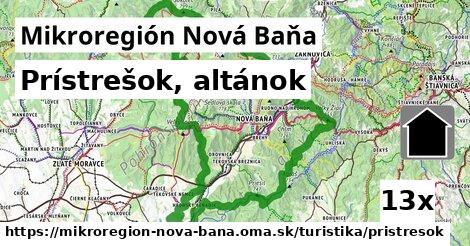 Prístrešok, altánok, Mikroregión Nová Baňa