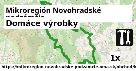 Domáce výrobky, Mikroregión Novohradské podzámčie