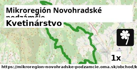 Kvetinárstvo, Mikroregión Novohradské podzámčie