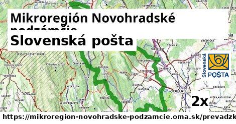 Slovenská pošta, Mikroregión Novohradské podzámčie