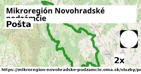 Pošta, Mikroregión Novohradské podzámčie