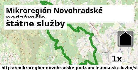 štátne služby, Mikroregión Novohradské podzámčie