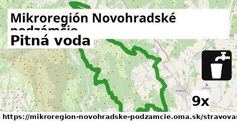 Pitná voda, Mikroregión Novohradské podzámčie