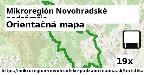 Orientačná mapa, Mikroregión Novohradské podzámčie