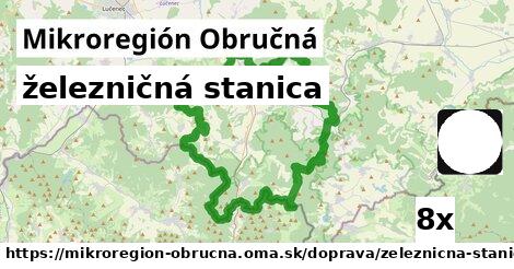 železničná stanica, Mikroregión Obručná