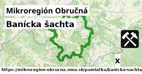 Banícka šachta, Mikroregión Obručná