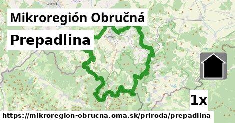 Prepadlina, Mikroregión Obručná