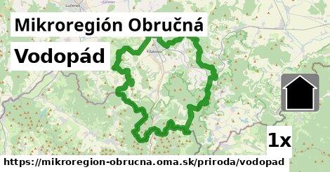 Vodopád, Mikroregión Obručná