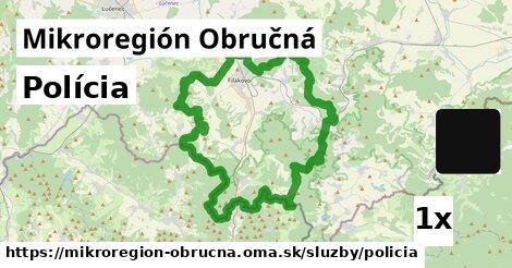 polícia v Mikroregión Obručná