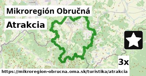 Atrakcia, Mikroregión Obručná