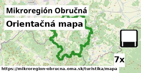 Orientačná mapa, Mikroregión Obručná