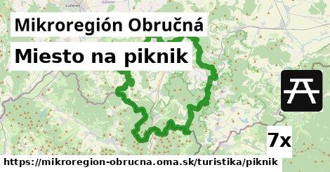 Miesto na piknik, Mikroregión Obručná