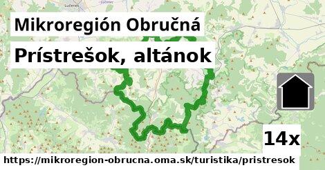 Prístrešok, altánok, Mikroregión Obručná