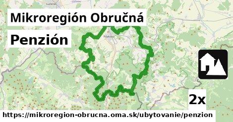 Penzión, Mikroregión Obručná