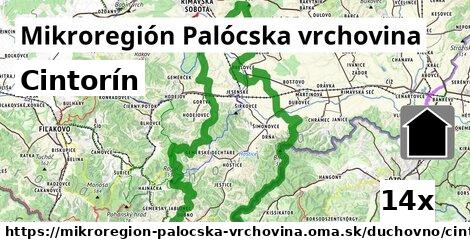 Cintorín, Mikroregión Palócska vrchovina