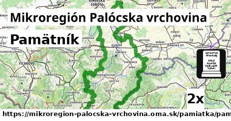 Pamätník, Mikroregión Palócska vrchovina