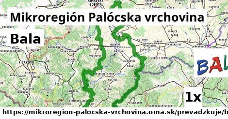 Bala, Mikroregión Palócska vrchovina