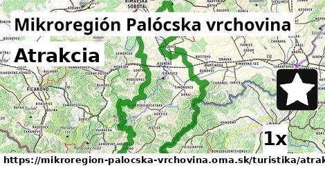 Atrakcia, Mikroregión Palócska vrchovina