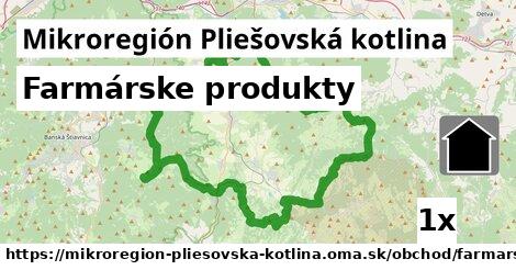 farmárske produkty v Mikroregión Pliešovská kotlina