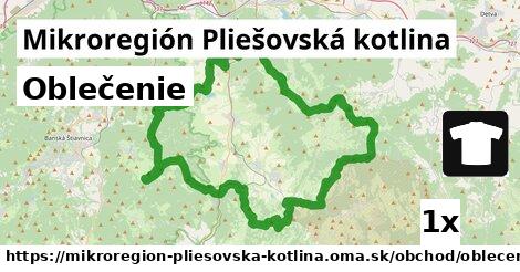 Oblečenie, Mikroregión Pliešovská kotlina