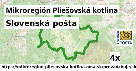 Slovenská pošta, Mikroregión Pliešovská kotlina