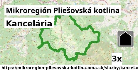 Kancelária, Mikroregión Pliešovská kotlina