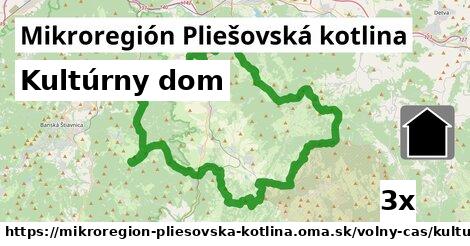 Kultúrny dom, Mikroregión Pliešovská kotlina