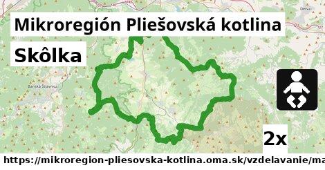 Skôlka, Mikroregión Pliešovská kotlina