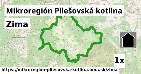 zima v Mikroregión Pliešovská kotlina