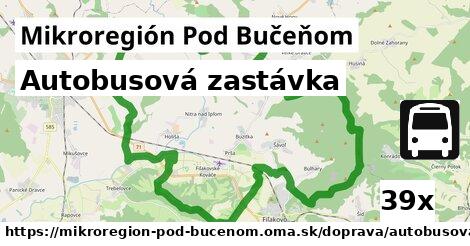 Autobusová zastávka, Mikroregión Pod Bučeňom