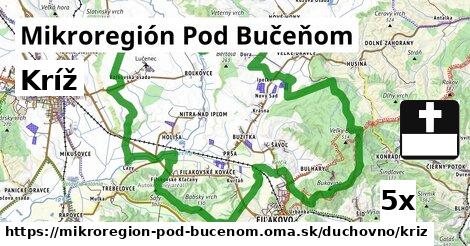 Kríž, Mikroregión Pod Bučeňom