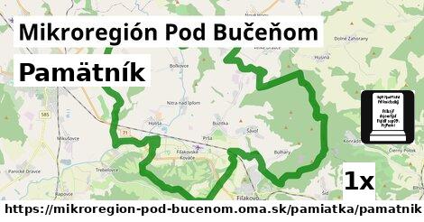 Pamätník, Mikroregión Pod Bučeňom