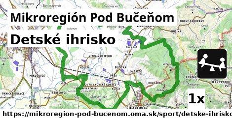 Detské ihrisko, Mikroregión Pod Bučeňom