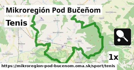 Tenis, Mikroregión Pod Bučeňom