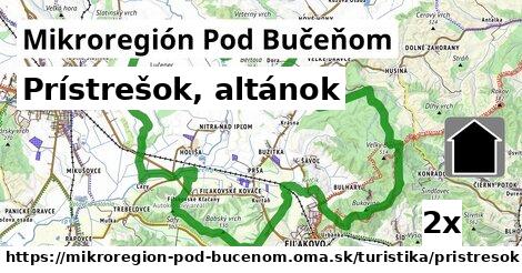 Prístrešok, altánok, Mikroregión Pod Bučeňom