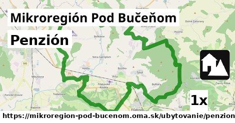 Penzión, Mikroregión Pod Bučeňom