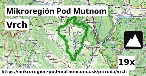 Vrch, Mikroregión Pod Mutnom