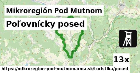 Poľovnícky posed, Mikroregión Pod Mutnom