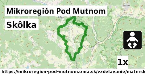 skôlka v Mikroregión Pod Mutnom