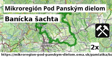 Banícka šachta, Mikroregión Pod Panským dielom